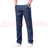 涼感牛仔褲男款夏季薄款直筒寬松男褲2025新款男士冰絲休閑長(cháng)褲子 深藍【夏季薄款】 36 【2.8尺】160-175斤 曬單實(shí)拍圖