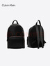 Calvin KleinJeans男士校園風(fēng)滿(mǎn)版壓印字母拉鏈ck大容量雙肩包節日禮物HH2622 曬單實(shí)拍圖