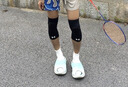 安德瑪（Under Armour）運動(dòng)護膝【兩只】?jì)和Ｅ@球跑步防摔髕骨過(guò)膝護腿套男足球裝備 曬單實(shí)拍圖