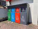 戶(hù)外垃圾分類(lèi)箱 手推腳踏垃圾站 洗手池拖把池老舊小區改造亭房廠(chǎng) 四分類(lèi)垃圾箱不含內筒【含稅運】 曬單實(shí)拍圖