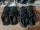 HOKA女款秋季克利夫頓 9跑步鞋CLIFTON 9輕量舒適緩震 黑色/黑色-寬版 38 曬單實(shí)拍圖