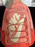 耐克NIKE男女雙肩包 書(shū)包  HAYWARD  休閑包HJ8200-844粉橘色 均碼 曬單實(shí)拍圖