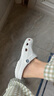 卡駱馳（CROCS）檀健次同款經(jīng)典洞洞鞋輕便百搭男沙灘鞋包頭拖鞋10001 黑色-001 39 (240mm) 曬單實(shí)拍圖