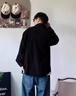 OLJ輕奢高檔品牌白襯衫男長袖春秋新款工裝翻領襯衣男士外套 黑色【禮盒裝】 XL (140-160斤) 曬單實拍圖