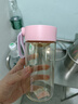 富光塑料杯ppsu便攜學(xué)生女夏高顏值耐高溫運動(dòng)水杯子泡茶杯 粉色460ML 曬單實(shí)拍圖