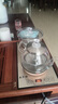 益茶福全自動(dòng)上水電熱水壺底部上水嵌入式茶臺功夫茶燒水壺飲水燒水一體機抽水玻璃煮茶壺保溫泡茶壺 SQ-008金色玻璃套裝 1L 曬單實(shí)拍圖