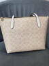 蔻馳（COACH）【官方授權店】奢侈品女包ZIP30系列托特包單肩手提包送女友禮物 新款CBT18IMXDM 曬單實(shí)拍圖
