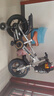 永久（FOREVER）兒童自行車(chē)3-6-10-12歲兒童單車(chē)男孩童車(chē)女童自行車(chē) 月光銀 一體輪 后座版 14寸【適合身高90-125】 曬單實(shí)拍圖