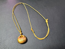 潮宏基 傳家寶古法黃金項鏈女足金小胖福吊墜金坨坨送女友禮物 計價(jià)U 10.85g 曬單實(shí)拍圖