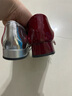 他她（TATA）2025秋商場(chǎng)同款時(shí)尚氣質(zhì)女瑪麗珍鞋新款XTU01CQ5 銀色（寬版） 37 曬單實(shí)拍圖