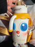 皇寵嬰幼兒保溫杯1歲以上寶寶水杯直吸嘴吸管防嗆學飲杯330ml 曬單實拍圖