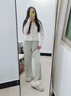 樸西毛絨勃肯棉拖鞋女款2025新款秋冬季室內居家厚底保暖時(shí)尚棉拖外穿 淺沙色 38-39 曬單實(shí)拍圖