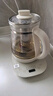 美的（Midea）養生壺 1.5L全自動(dòng)煮茶壺 24h預約燒水壺 12小時(shí)智能恒溫 11檔控溫電熱水壺 花茶壺煮茶器MK-Y12Q 曬單實(shí)拍圖