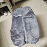 秋冬季男士珊瑚絨睡衣加絨加厚長(cháng)袖保暖法蘭絨家居服套裝可外穿 淺灰白條 L 【110-125斤】 曬單實(shí)拍圖