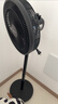 美的（Midea）【超級單品】七葉輕音立式電風扇家用柔風落地扇臺式桌面小型風扇大風量節(jié)能搖頭宿舍電扇 SAF30AB 曬單實拍圖