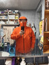 迪卡儂（DECATHLON）硬殼沖鋒衣男女春秋登山防風(fēng)防水單層夾克風(fēng)衣運動(dòng)外套MH500 2024 霞光橙（男女同款）- 亞洲款 新款上市 XL 曬單實(shí)拍圖