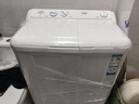 海爾（Haier）洗衣機(jī)半自動(dòng)雙缸雙桶筒脫水機(jī)甩干機(jī)大容量家用雙動(dòng)力雙杠波輪 【628S】10KG大容量+強(qiáng)力去污 曬單實(shí)拍圖