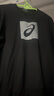 asics亞瑟士童裝男女兒童中大童圓領(lǐng)印花休閑衛衣LOGO款 001黑色 140 cm 曬單實(shí)拍圖