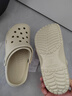 名創(chuàng  )優(yōu)品（MINISO）洞洞鞋女夏季外穿沙灘涼鞋防滑厚底踩屎感腳包頭涼拖鞋骨白36-37 曬單實(shí)拍圖