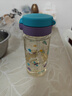 日康（rikang）兒童水杯吸管杯小學(xué)生喝水杯學(xué)飲杯PPSU牛奶杯380ml B1073-2 綠色 曬單實(shí)拍圖