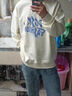 暢登 春秋長(cháng)袖t恤男卡通印花衛衣男ins青少年寬松打底內搭內衣男上衣 白色常規【勤-H54】 3XL 曬單實(shí)拍圖
