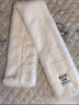 恒源祥圍巾新款毛毛圍脖毛絨白色圍巾兔毛圍領(lǐng)護頸短款小型小巧女款百搭 【奶白色】圍脖 曬單實(shí)拍圖
