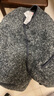 優(yōu)衣庫女裝仿羊羔絨搖粒絨圓領(lǐng)開衫/千金風(fēng)外套472938 07 青灰色 3XL /175/108C 曬單實拍圖