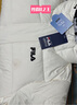 FILA 斐樂(lè )官方女士羽絨服時(shí)尚休閑簡(jiǎn)約基礎連帽外套 云菇白-WT XL (175) 92A 曬單實(shí)拍圖