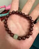 QMXD正宗小葉紫檀手串男士滿(mǎn)金星檀木手鏈男士女款108顆佛珠文玩禮物 小葉紫檀手串10MM 曬單實(shí)拍圖