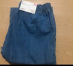 優(yōu)衣庫女裝棉質(zhì)牛仔舒適九分褲/水洗產(chǎn)品休閑百搭478995 473801 478995/67海藍色 L 曬單實(shí)拍圖