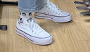 匡威（Converse）官方 All Star Lift經(jīng)典厚底鞋小白鞋帆布鞋560251C 560251C/白色 41 曬單實(shí)拍圖