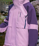 半度閑女童沖鋒外套三合一秋冬款洋氣新款兒童冬季搖粒套裝 藤蘿紫 160 曬單實(shí)拍圖