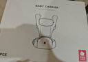 babycare腰凳嬰兒背帶多功能減震四季抱娃神器解放雙手透氣輕薄款卡斯爾灰 曬單實(shí)拍圖