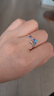 老銀匠s925銀琺瑯銀戒指燒藍樹(shù)葉戒指女生銀中國風(fēng)閨蜜姐妹食指戒送女友 曬單實(shí)拍圖