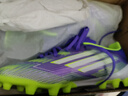 adidas F50 LEAGUE人造草皮2G/3G AG超輕定制短釘足球鞋阿迪達斯   紫色/白色/亮檸檬黃(推薦選大半碼)   42.5 曬單實(shí)拍圖