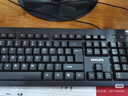 飛利浦（PHILIPS）SPK6308無(wú)線(xiàn)鍵盤(pán)辦公蘋(píng)果MAC臺式電腦筆記本通用家用商務(wù)辦公人體工學(xué)鍵盤(pán)企業(yè)采購 黑色 曬單實(shí)拍圖