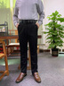 啄木鳥(niǎo)休閑褲男冬季加絨加厚青年商務(wù)男裝寬松直筒彈力男褲帶絨中年長(cháng)褲 8018R黑色加絨 2XL -32/(130-140斤) 曬單實(shí)拍圖