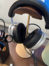Drewchan 耳机支架通用头戴式耳机架电脑游戏竞技耳麦桌面实木挂架铝合金收纳架金属展架立式置物架 EJ4G金色胡桃木耳机支架 实拍图