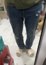Levi's李維斯男士美式懷舊復古511修身破洞個(gè)性潮流通勤牛仔褲 中藍色 31 (32) 曬單實(shí)拍圖