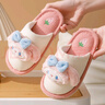 機器豬2025年新款春秋季兒童棉布拖鞋女童可愛(ài)萌包頭居家室內小女孩寶寶 米色 單層 34 -35碼 鞋內長(cháng)21cm 曬單實(shí)拍圖