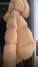 坦博爾泡芙羽絨服女短款脫卸帽秋冬保暖外套25新款5530520D松露橘粉160 曬單實(shí)拍圖
