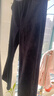德瑪納【休閑天花板】春秋簡(jiǎn)約中腰女褲長(cháng)褲直筒休閑褲子女 黑色 S  曬單實(shí)拍圖