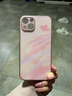 江銘 適用蘋(píng)果13手機殼13手機保護套液態(tài)玻璃硬背板軟殼全包手感非常好小清新女生男孩時(shí)尚款防摔 曬單實(shí)拍圖