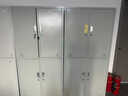 岳仕更衣柜員工儲物柜帶鎖鐵皮衣柜宿舍柜子浴室多門(mén)寄存包柜碗柜鞋柜 四門(mén)更衣柜 0.5mm 曬單實(shí)拍圖