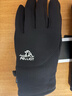 伯希和（Pelliot）戶(hù)外騎行手套男秋冬季抓絨登山御寒保暖五指手套女105431003黑M 曬單實(shí)拍圖