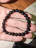 澤心雅玉天然黑曜石手串彩虹眼男女款手鏈水晶送男友禮物小巧女款 曬單實(shí)拍圖
