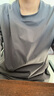 蕉下（beneunder）長(cháng)袖T恤男士衛衣氣絨服保暖打底衫圓領(lǐng)寬松舒適CL010石墨灰L 曬單實(shí)拍圖