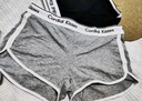 都市麗人平角內褲女純棉運動(dòng)短褲新款美式四角褲舒適開(kāi)叉休閑打底 曬單實(shí)拍圖