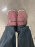 小熊小兔新款秋冬季情侶保暖學(xué)生男拖鞋女厚底防滑外穿居家棉拖鞋 小熊小兔棉拖-粉色 40-41 適合39-40 曬單實(shí)拍圖