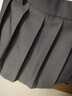 小野和子短款百褶半身裙 靜奢灰 L 曬單實(shí)拍圖